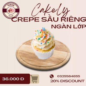 cupcake sầu riêng