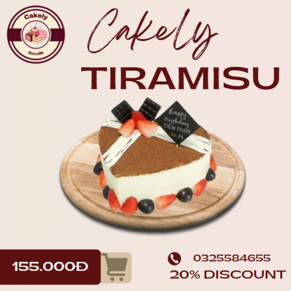 Bánh Kem Tiramisu Truyền Thống - Biểu Tượng Ẩm Thực Ý