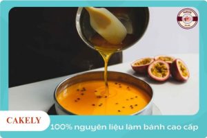Hình 3 : Cách làm bánh mousse vị chanh dây