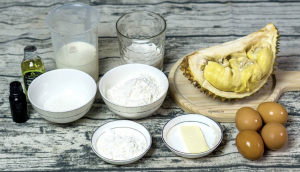 Bánh crepe sầu riêng