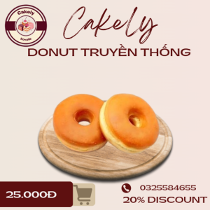 Bánh Donut truyền thống