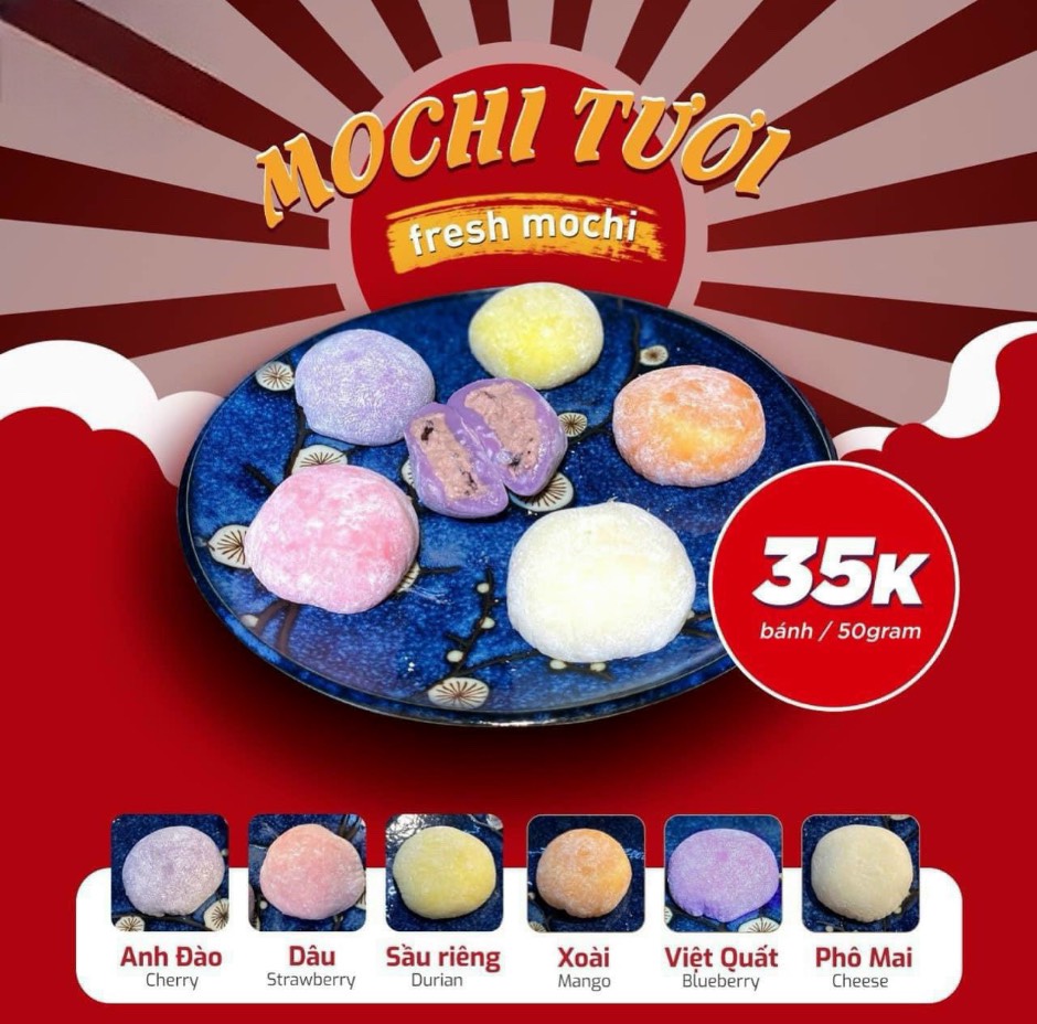 Bánh Mochi Tràng Tiền – Hương Vị Ngọt Ngào Đậm Chất Hà Thành
