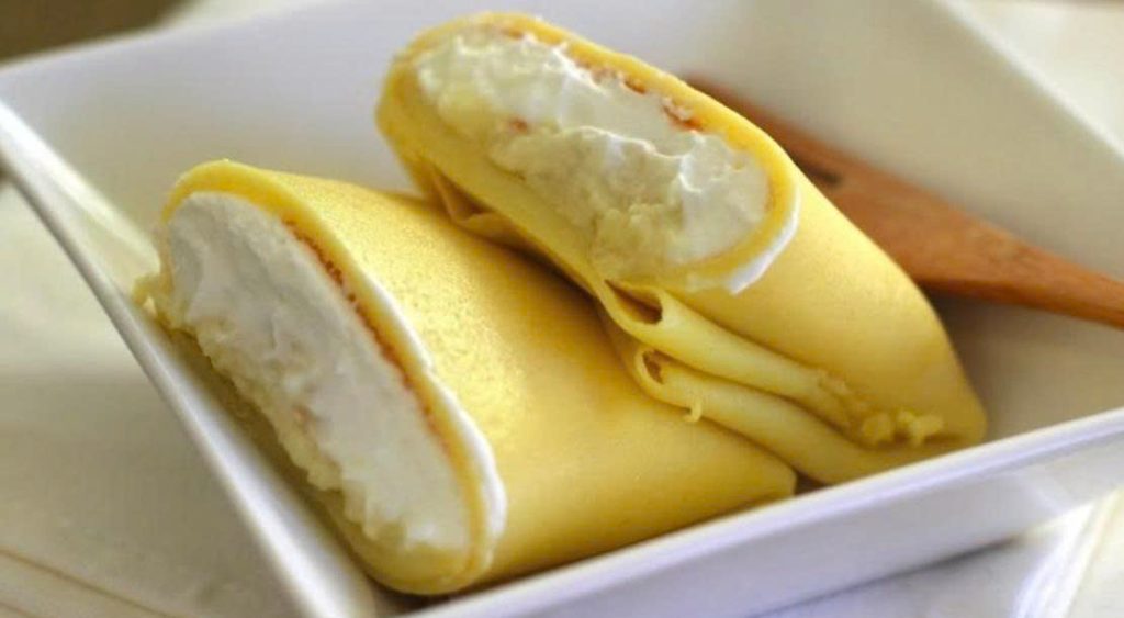 Bánh crepe sầu riêng