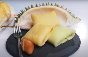 Bánh crepe sầu riêng