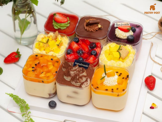 Bánh Mousse nhiều vị sinh nhật