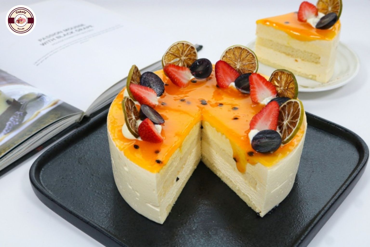 bánh gato tiramisu chanh dây chua thanh mát