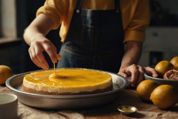 cach lam cheesecake chanh day