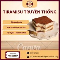 Tiramisu Cổ Điển Chuẩn Vị Ý