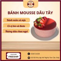 Bánh mousse dâu tây thơm ngon